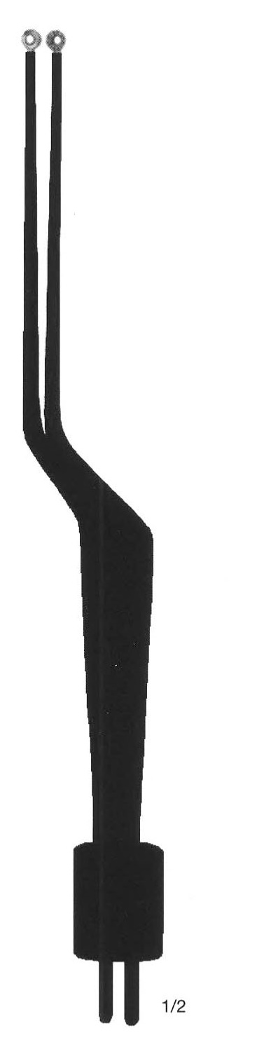 BİPOLAR PENSET BAYONET İZOLELİ 24 CM NO-D